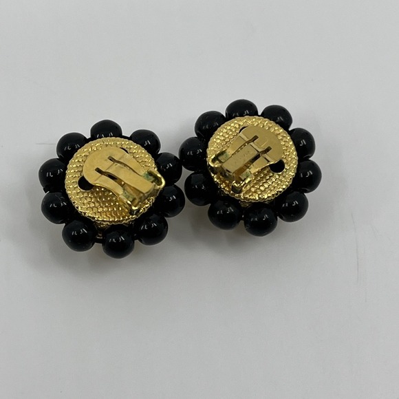Vintage Estate Joan‎ Rivers Gold Tone Interchangeable Rings earrings Clip On - Picture 3 of 5
